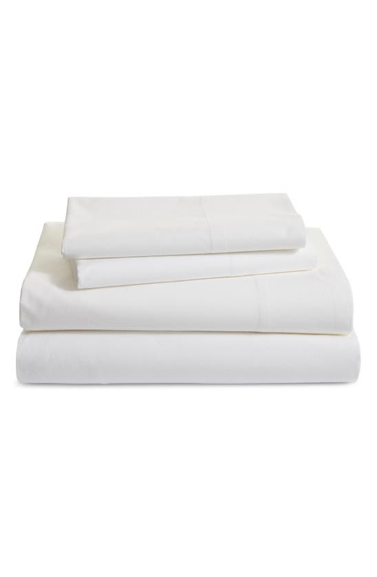 Nordstrom At Home Percale Sheet Set In White