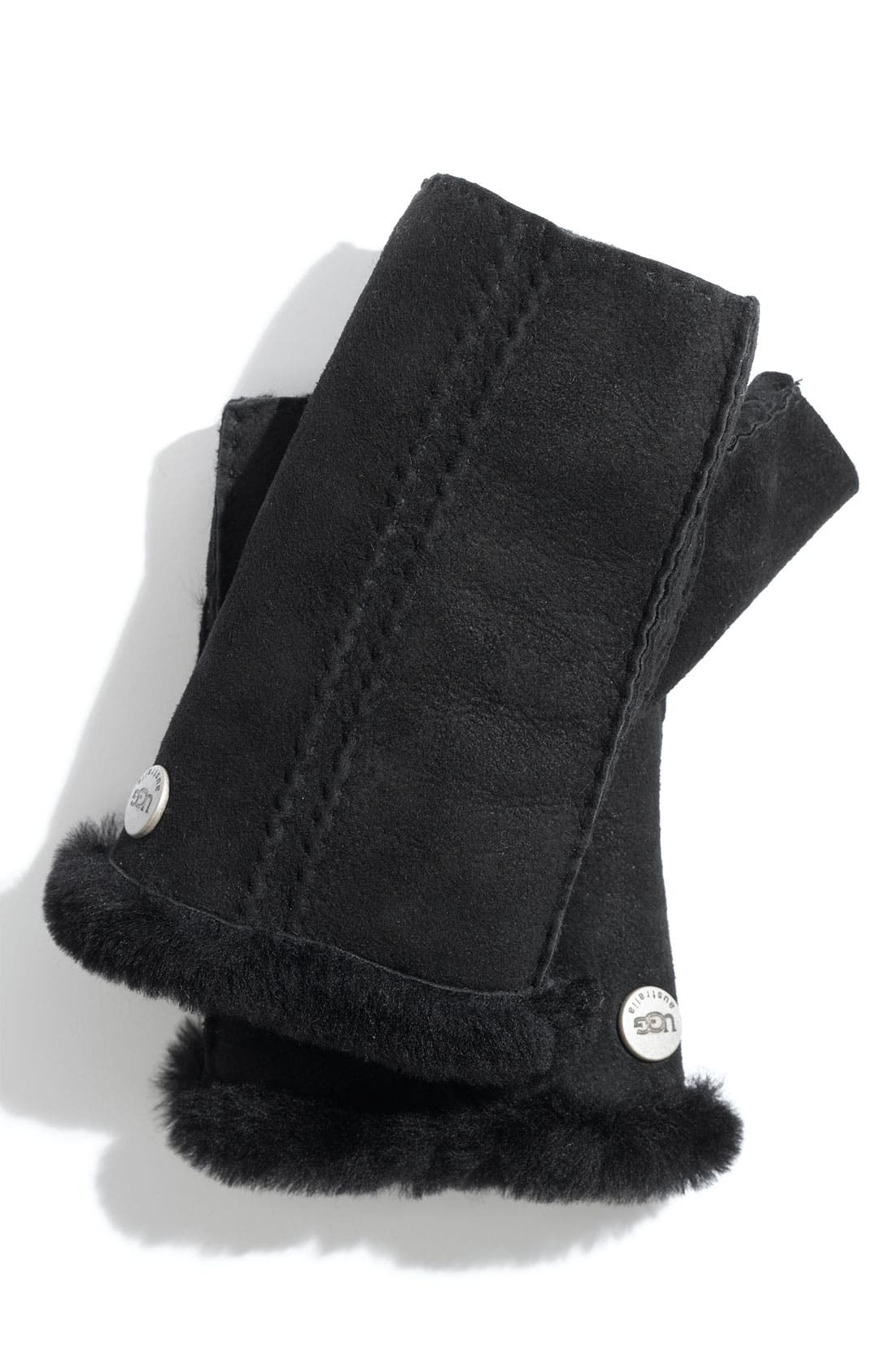 UGG® Australia 'Classic' Shearling Fingerless Gloves Nordstrom