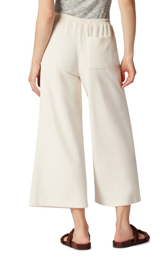 Joie Dorothea High-rise Wide-leg Denim Pants In Porcelain