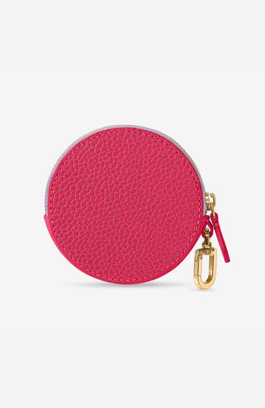 Maison De Sabre Maison De Sabré Leather Coin Purse In Fuchsia Lavender
