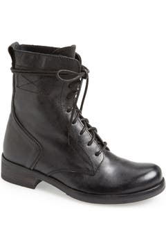 KBR Lace Up Leather Boot (Women) | Nordstrom