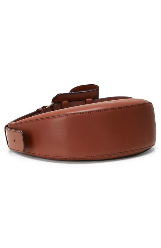 Oryany Rookie Half-moon Leather Crossbody Bag In Toffee Tan