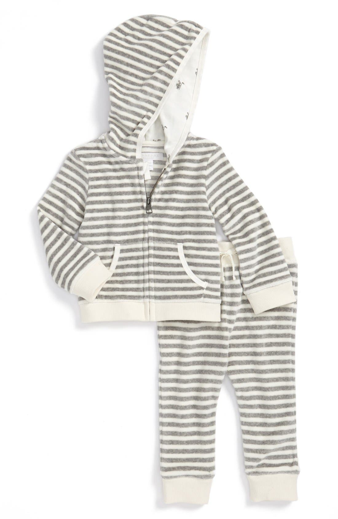 Burberry Hooded Jacket & Sweatpants (Baby Boys) Nordstrom