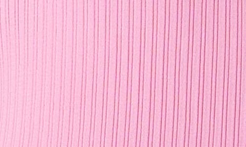 Grey Lab Rib Sleeveless Maxi Sweater Dress In Pink