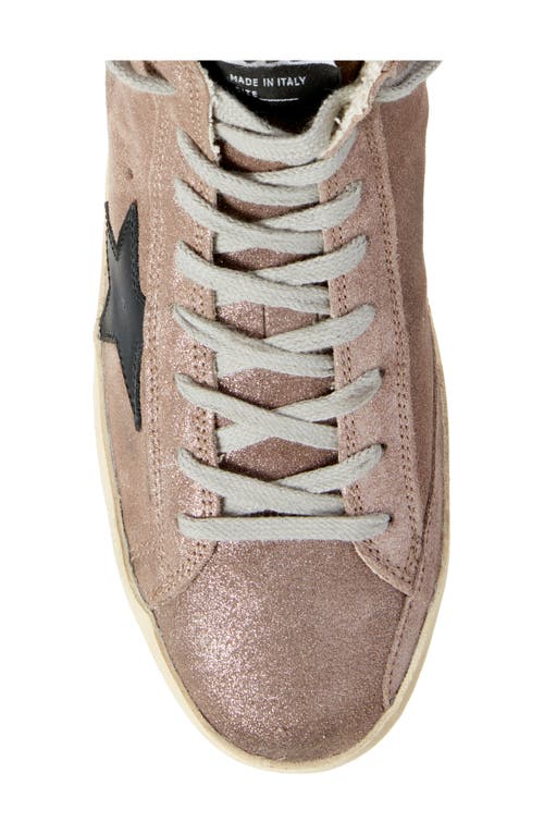 Golden Goose Francy High Top Sneaker In Grey/black