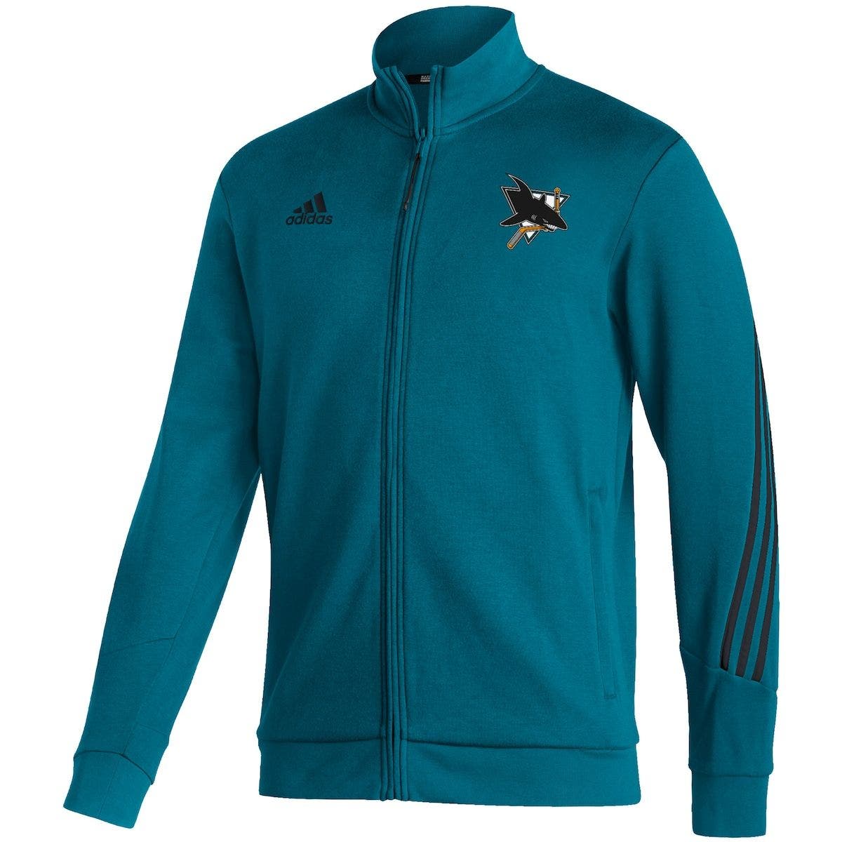 teal track jacket