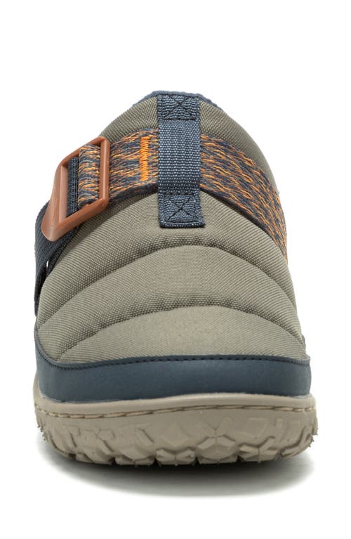 Chaco Ramble Rugged Water Resistant Puffer Clog In Dusty Olive