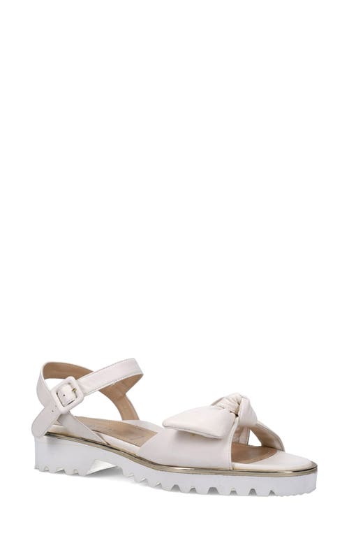 Ron White Cairi Ankle Strap Platform Sandal in Ice 