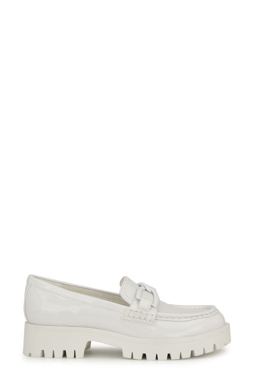 Shop Nine West Gables Lug Loafer In White