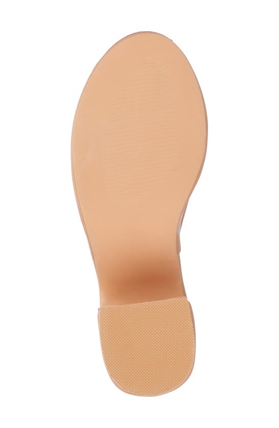 Shop Olivia Miller Crush Platform Slide Sandal In Beige