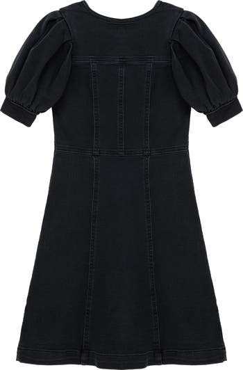 Zip front fit and flare clearance dress