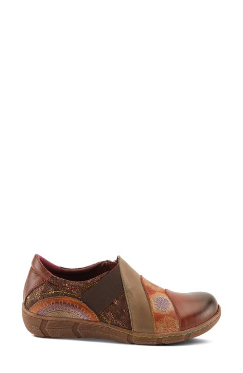 L'artiste By Spring Step Lata Flat In Brown Multi