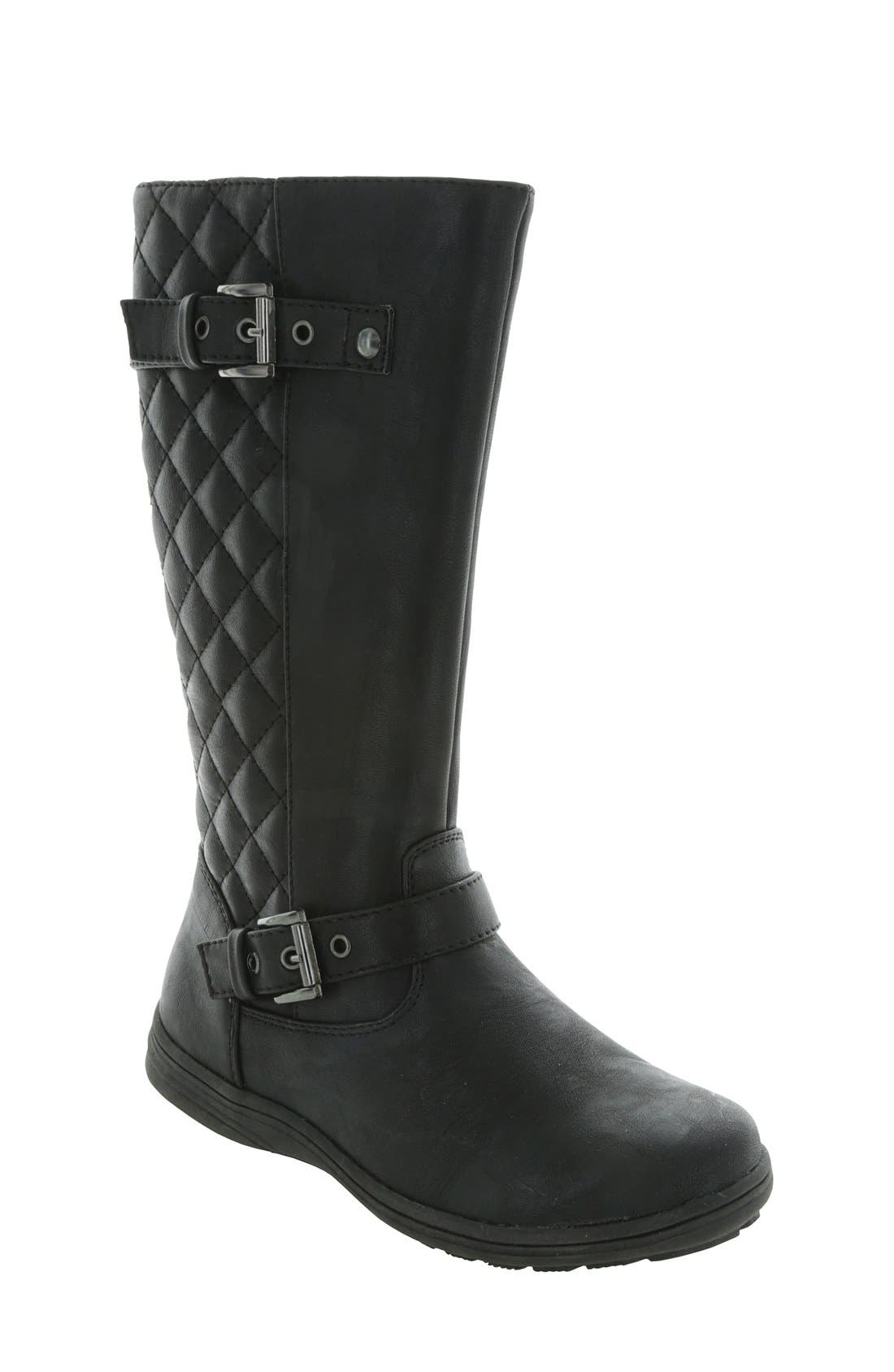 Jumping Jacks 'Brandy' Water Resistant Riding Boot (Toddler, Little Kid