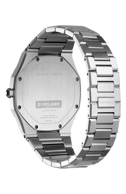 D1 Milano Blue Ocean Ultra Thin Bracelet 38mm Stainless Steel Quartz Watch In Blue