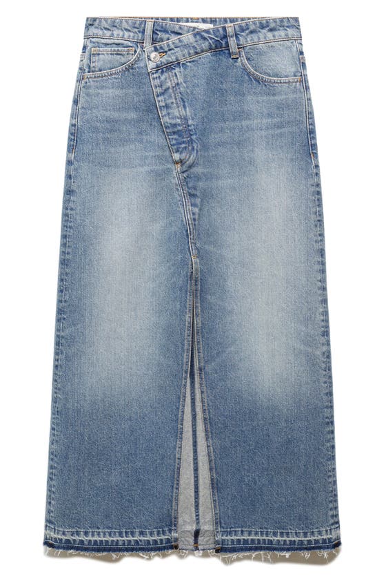 MANGO MANGO FALDA MERMAID DENIM MAXI SKIRT