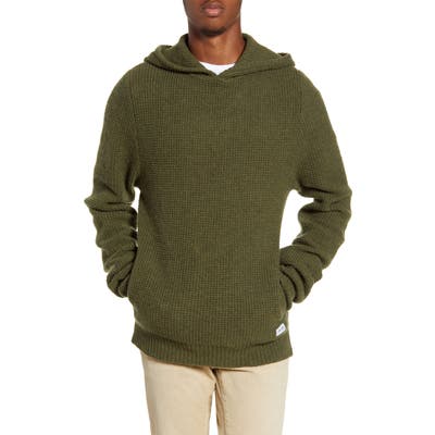 Banks Journal Across Thermal Sweater Hoodie, Green
