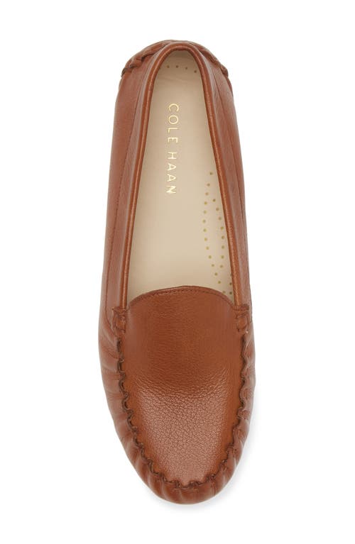 Shop Cole Haan Evelyn Leather Loafer In Pecan Leather