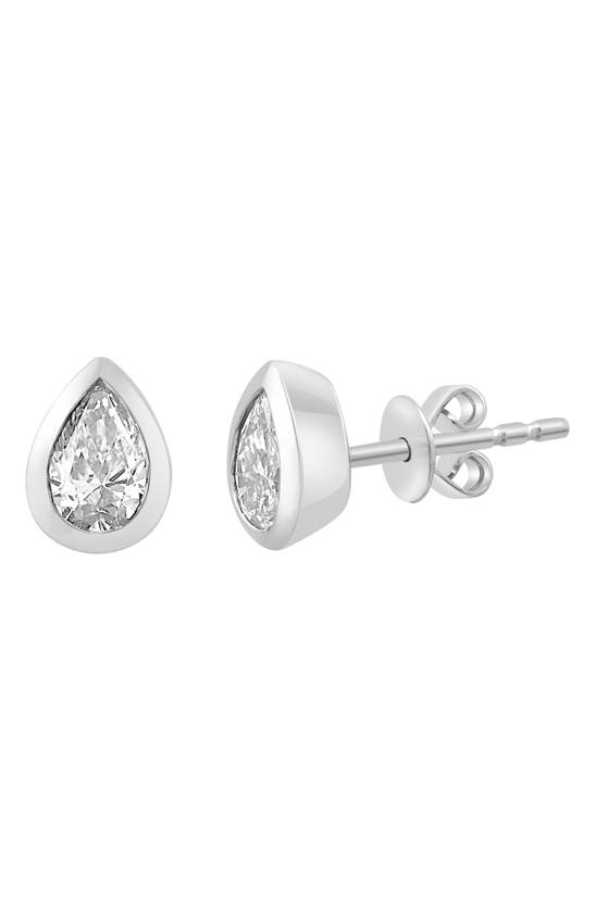 Shop Effy 14k White Gold Lab Grown Diamond Stud Earrings