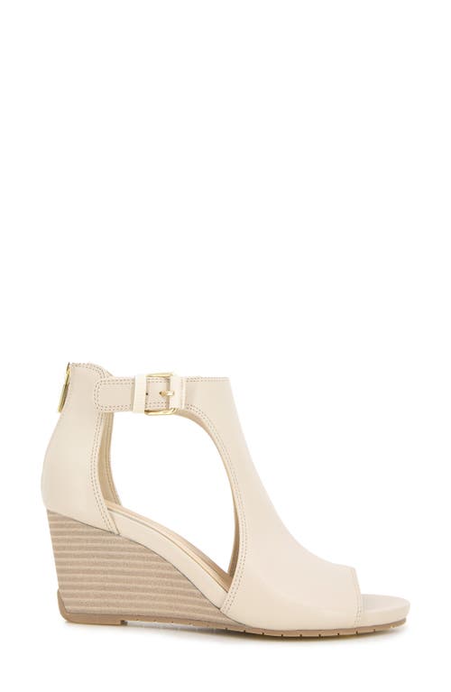 Reaction Kenneth Cole Gracie Wedge Sandal In Ecru