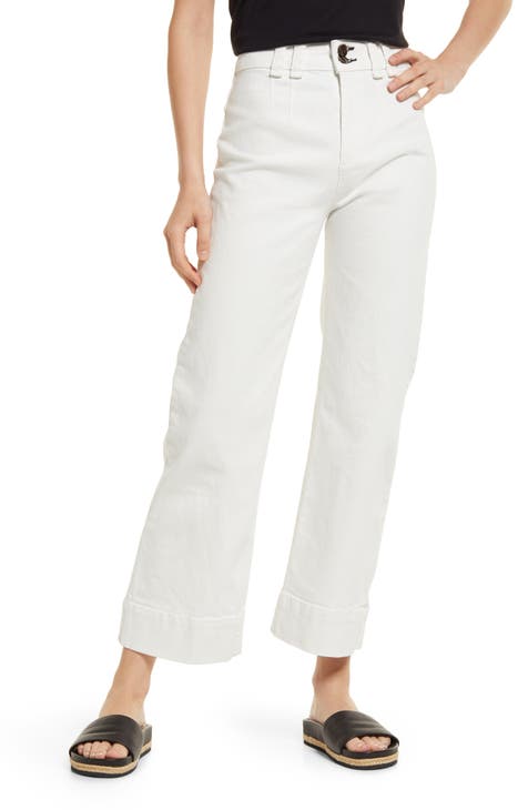 Women's White Straight-Leg Jeans | Nordstrom