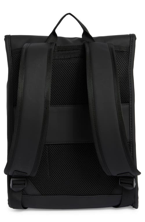 Duchamp Rubberized Slim Laptop Backpack In Black