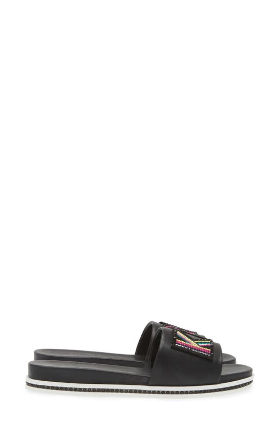 Shop Karl Lagerfeld Paris Jaxine Slide Sandal In Black