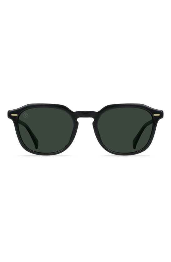 Raen Clyve 52mm Polarized Round Sunglasses In Green