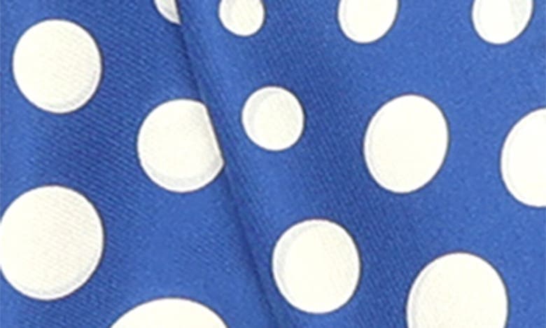 Shop Kate Spade Dots & Bubbles Silk Convertible Hair Tie In Cream