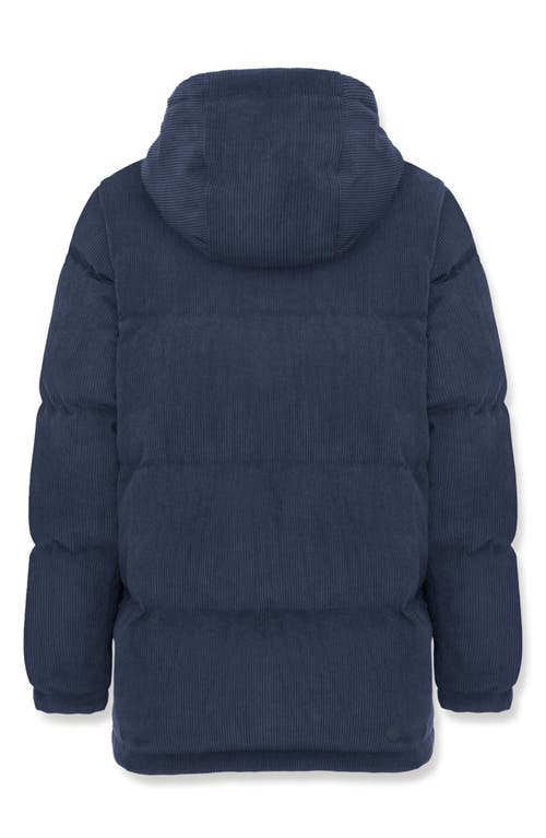 Shop Colmar Dandy Water Repellent Down Corduroy Puffer Jacket In Navy Blue