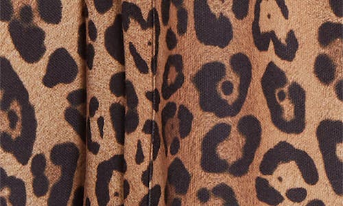 Dolce & Gabbana Zip-up Jersey Hoodie With Leopard Print In Leopard