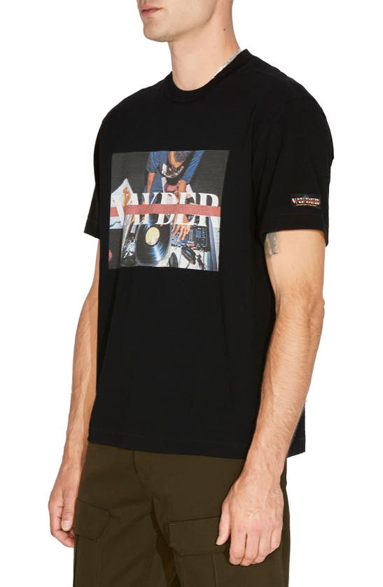 Shop Vayder Cotton Graphic T-shirt In Dj Graphic