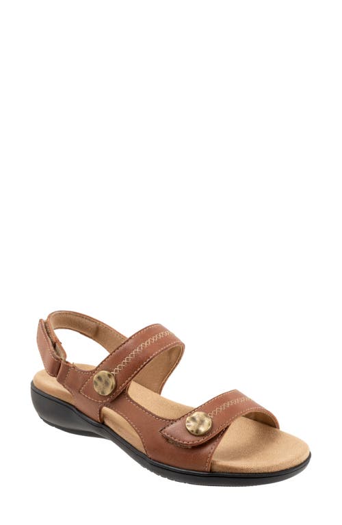 Trotters Romi Stitch Slingback Sandal Luggage at Nordstrom,