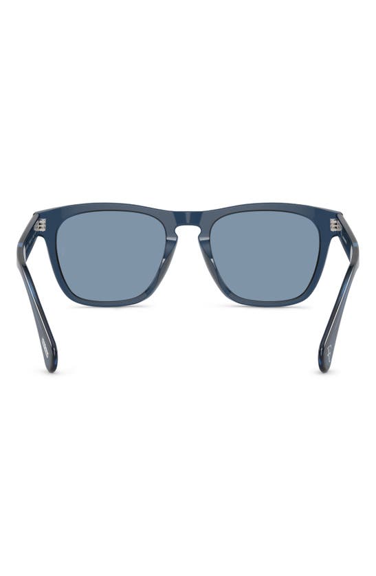 Shop Oliver Peoples X Roger Federer 51mm Pillow Sunglasses In Blue