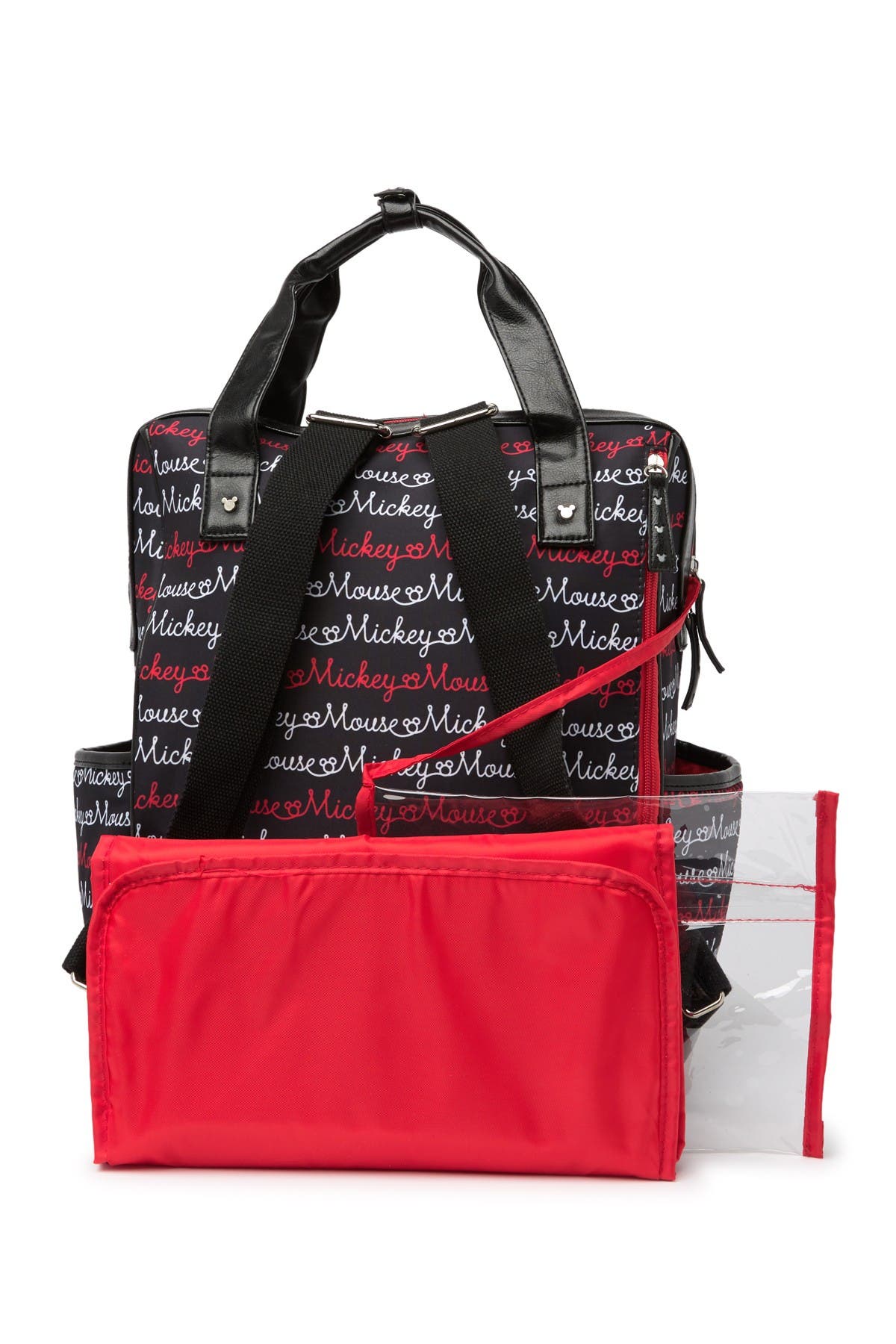 disney mickey mouse script diaper bag backpack