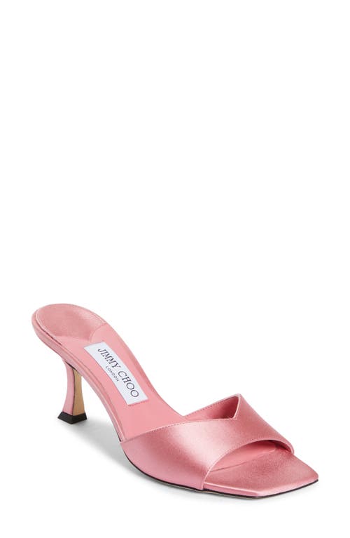 Shop Jimmy Choo Skye Slide Sandal In Candy Pink