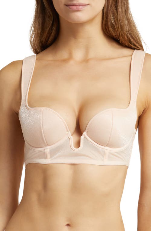 Bluebella Thena Underwire Longline Bra Frosted Caramel at Nordstrom,