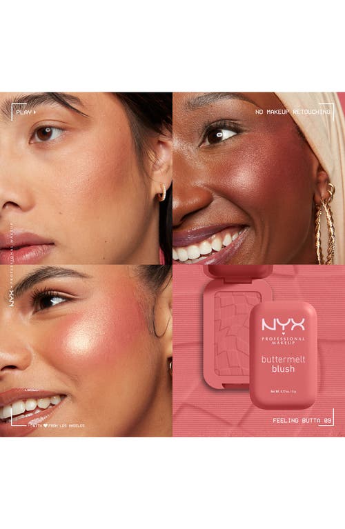 Nyx Professional Makeup Buttermelt Blush In Feeling Butta