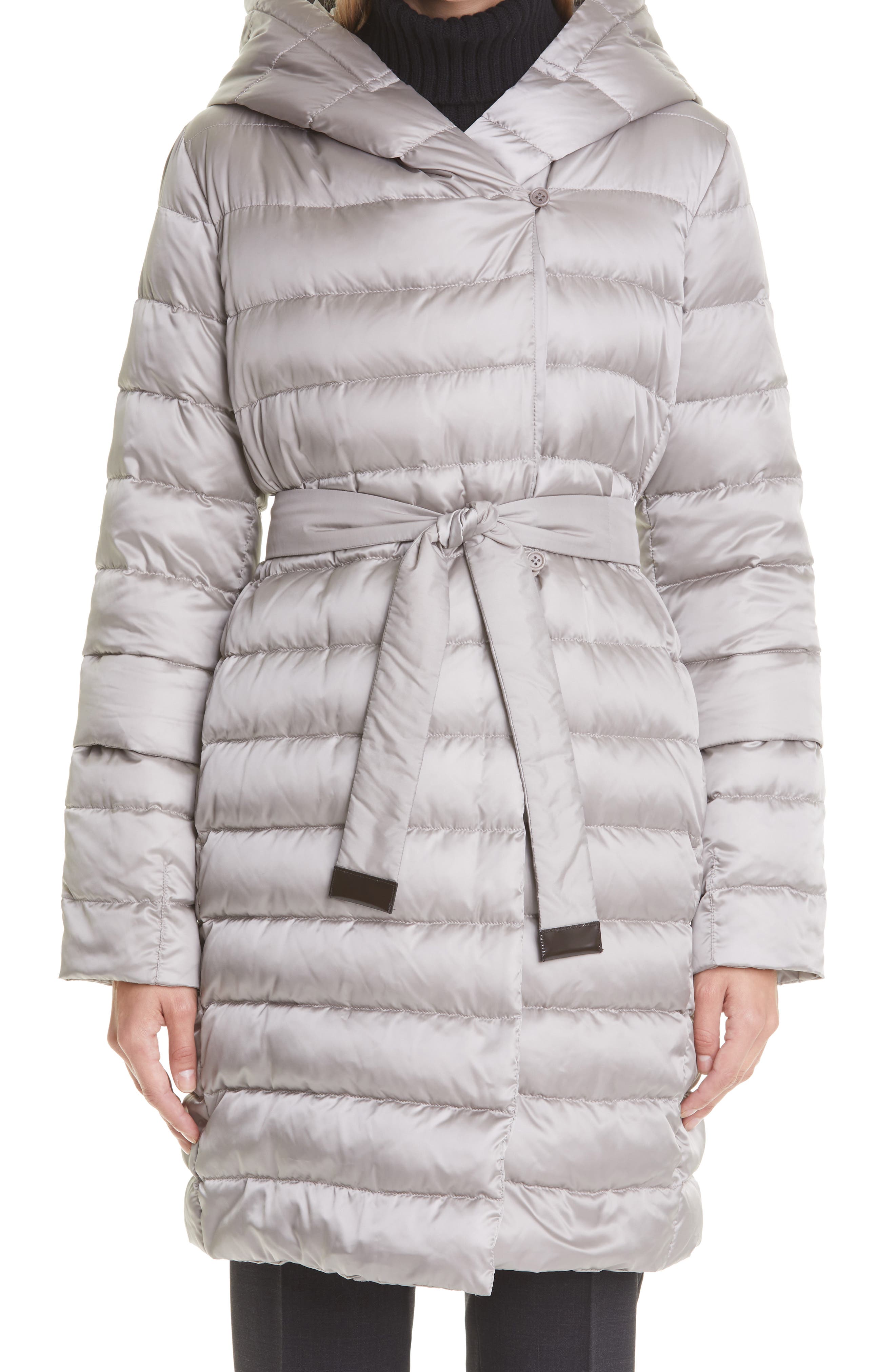 Grey Womens Clothing Coats Long coats and winter coats Max Mara Coat Woman in Grey 