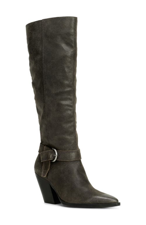 Grathlyn Pointed Toe Knee High Boot in Tobacco