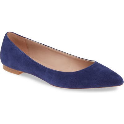 James Chan Nina Skimmer Flat, Blue