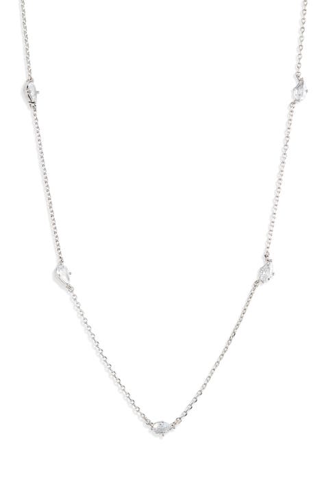 CZ Station Necklace