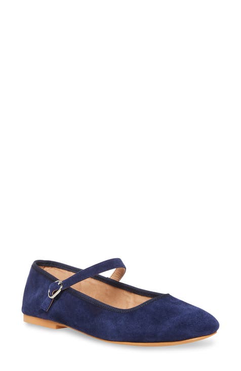 Women's Blue Mary Jane Flats | Nordstrom