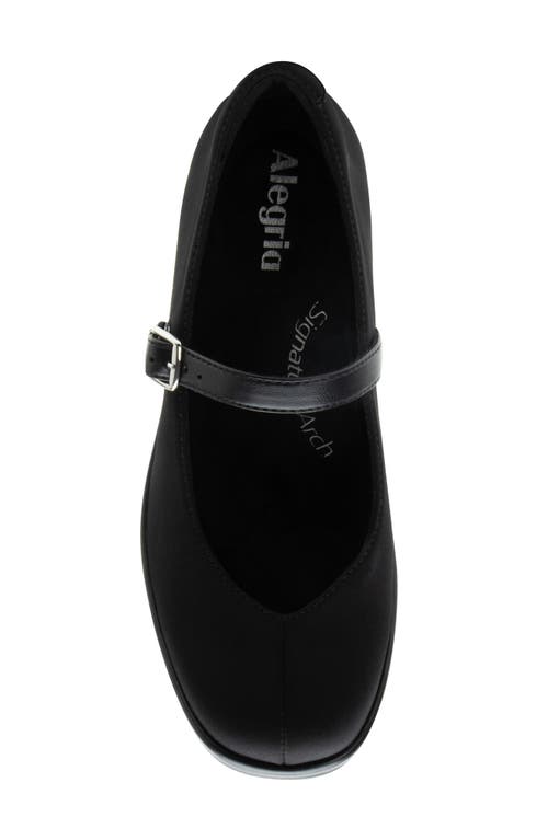 Alegria By Pg Lite Haylo Mary Jane Wedge Pump In Black Dream Fit