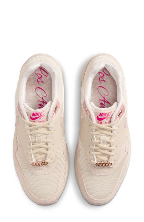 Shop Nike X Serena Williams Design Air Max 1 Sneaker In Particle Beige/rust Pink