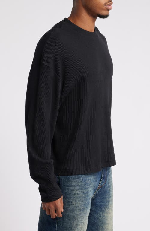 Shop Elwood Outlander Thermal Long Sleeve T-shirt In Coal