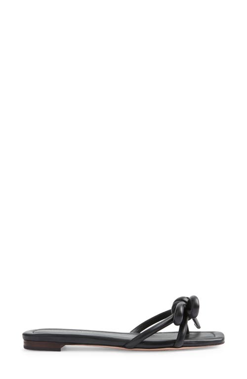 Shop Loeffler Randall Hadley Bow Slide Sandal In Black