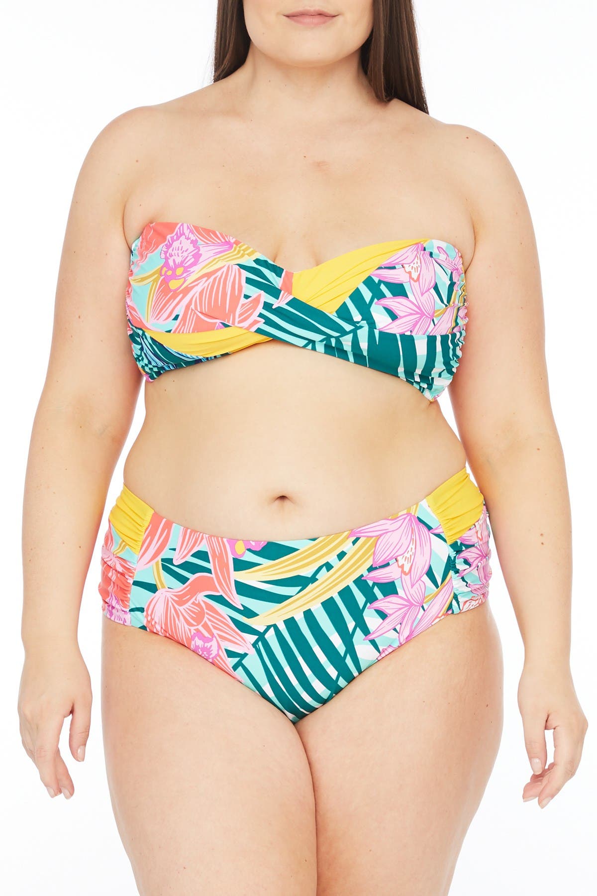 bandeau bikini plus size