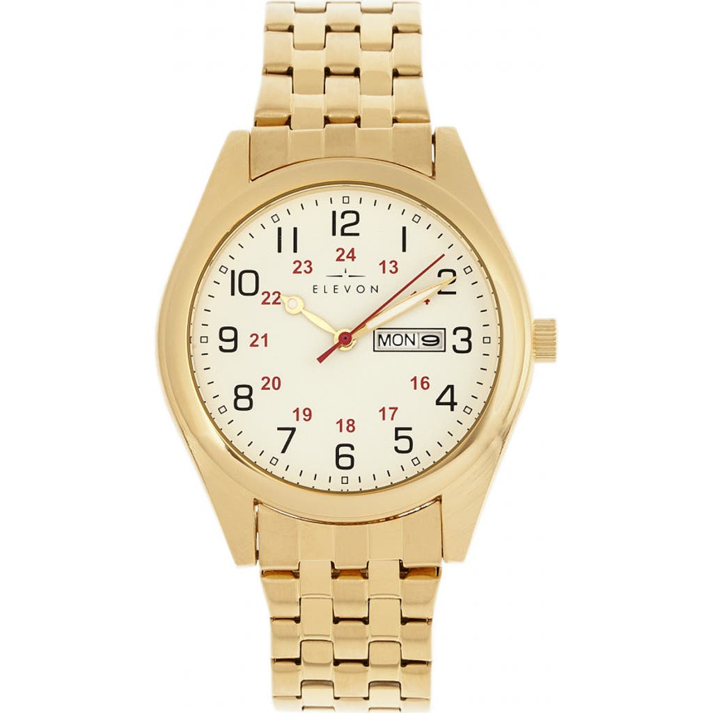 ELEVON ELEVON GANN BRACELET WATCH W/DAY/DATE