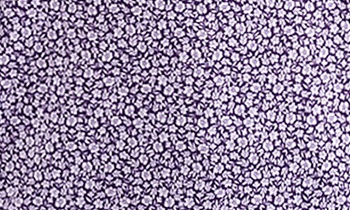 Cutter & Buck Pike Flora Print Polo In College Purple