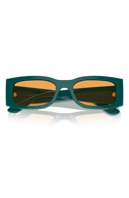 Vogue 53mm Rectangular Sunglasses In Full Octanium
